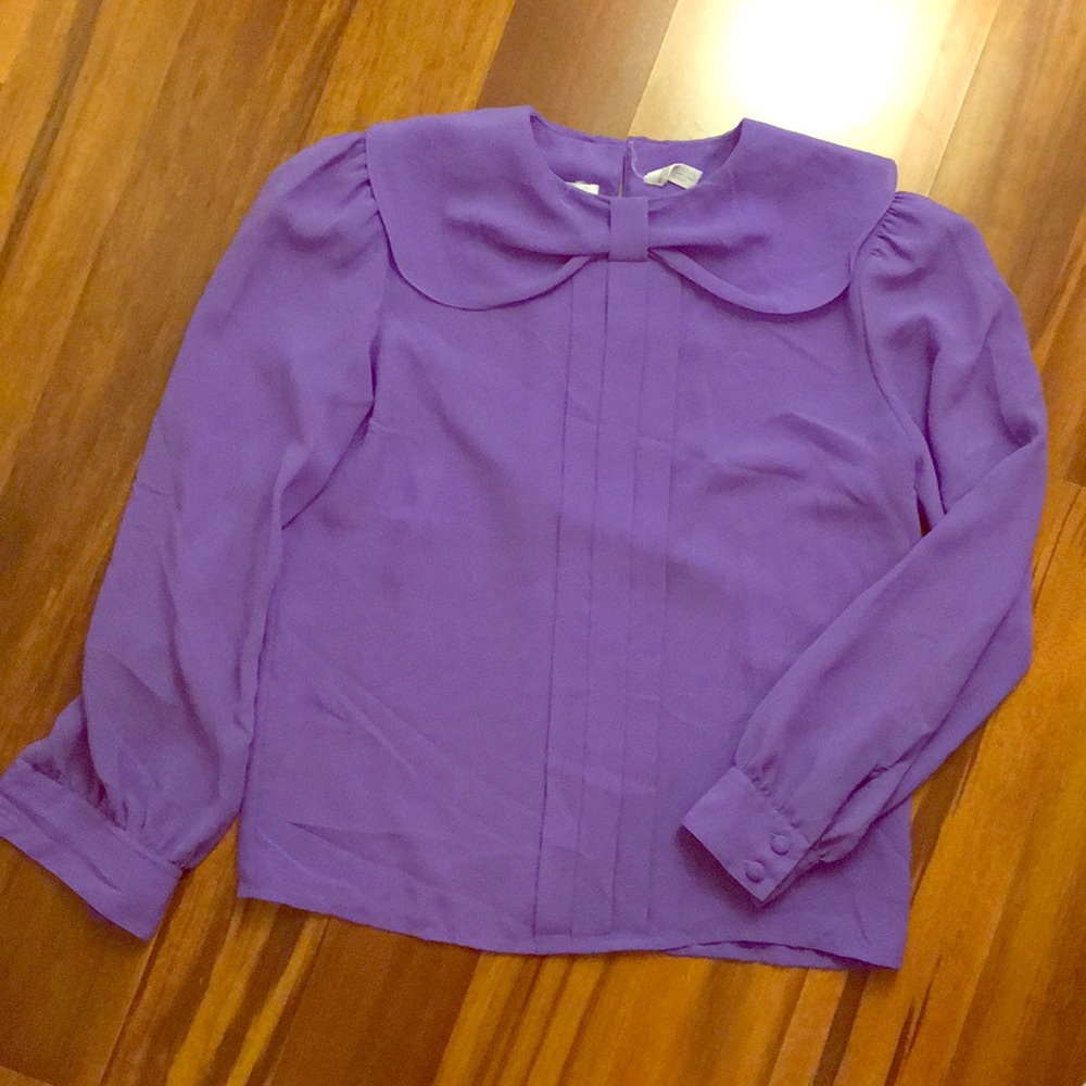 Vintage purple blouse